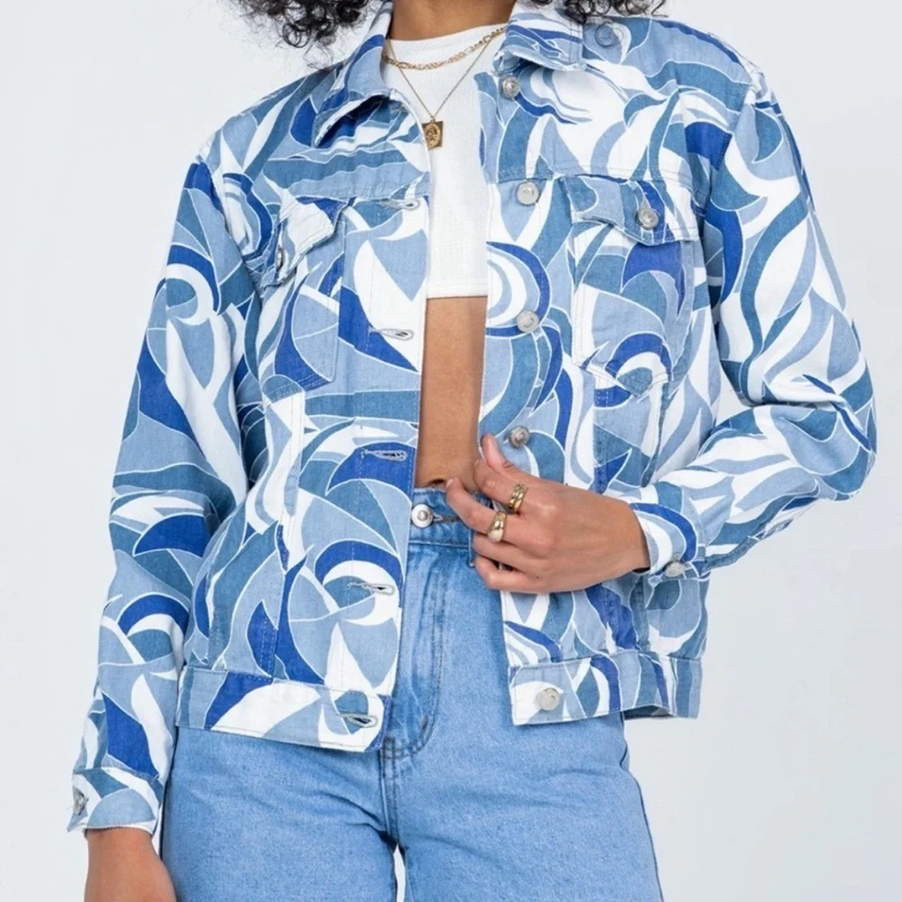NEW with tags Princess Polly Callum Denim Jacket